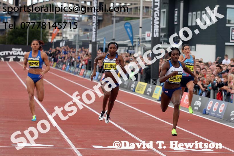 Womens 150 metres, 2017 Great North CityGames, Gateshead/Newcaste. Photo: David T. Hewitson/Sports for All Pics